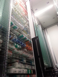 25.6. im Inneren des ROWA-Automaten